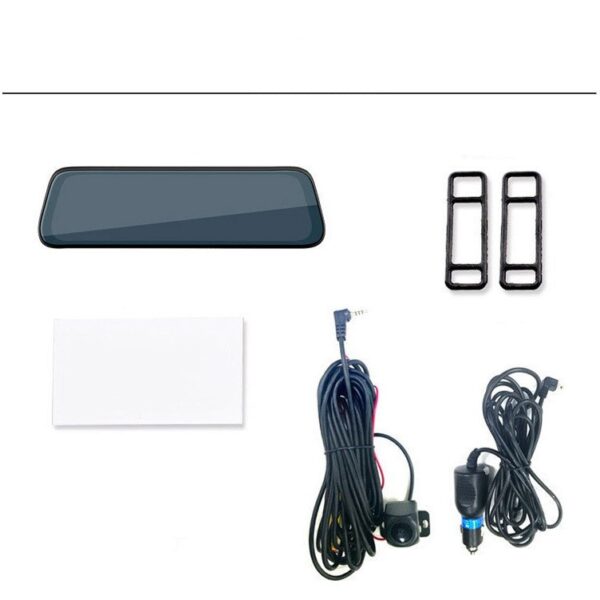 Streaming Dashcam HD Rearview Mirror Dual Lens Reversing Video - Image 4