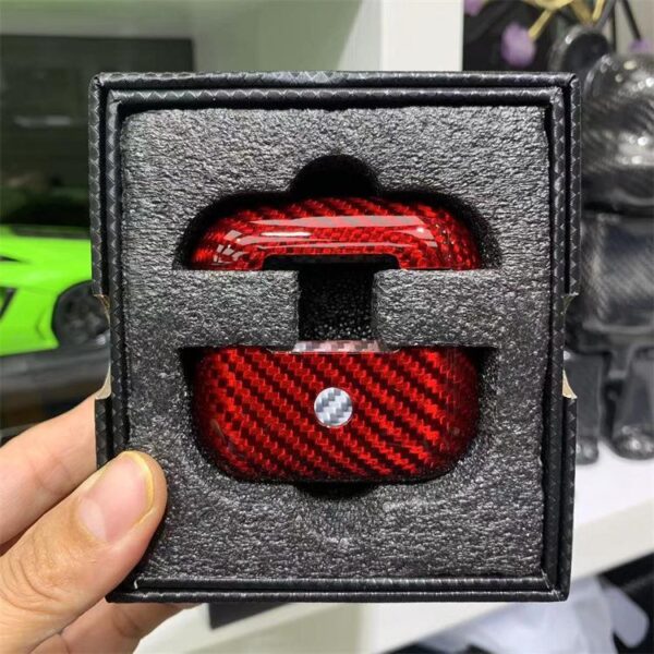 Protective Cover Carbon Fiber Forged Bluetooth Earbuds Case - Image 10